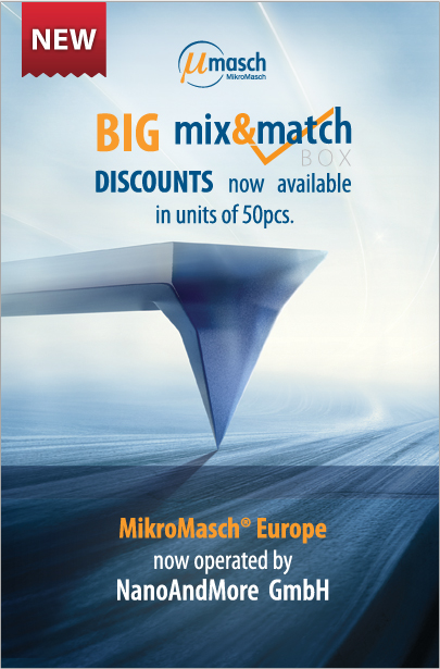 MikroMasch Europe - now operated by NanoAndMore GmbH