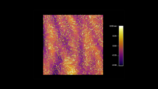 Topography image of dried DNA