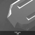 SEM image of OPUS 55AC AFM probe