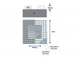 Schematic of HS-100MG AFM calibration standard