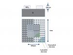 Schematic of HS-500MG AFM calibration standard