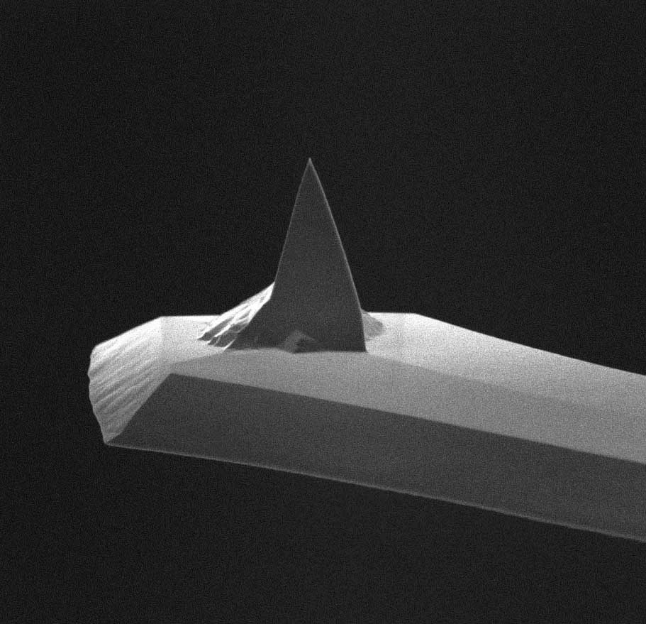 AFM tip of MikroMasch soft tapping and lift mode AFM probe