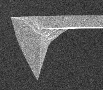 Fig.12: Polygon-based AFM tip shape side view