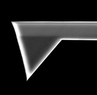 Fig.9: Arrow AFM tip shape side view