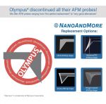 NanoAndMore offers replacement options after Olympus discontinued all their AFM probes in September 2022