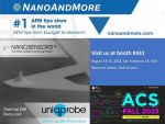 NanoAndMore at the first exhibition day of the American Chemical Society #ACSFall2023 meeting in San Francisco NanoAndMore at the first exhibition day of the American Chemical Society #ACSFall2023 meeting in San Francisco