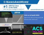 NanoAndMore - It’s the last exhibition day at the American Chemical Society  #ACSFall2023 meeting in San Francisco