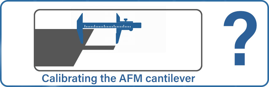 Step 3 - Calibrating the AFM cantilever